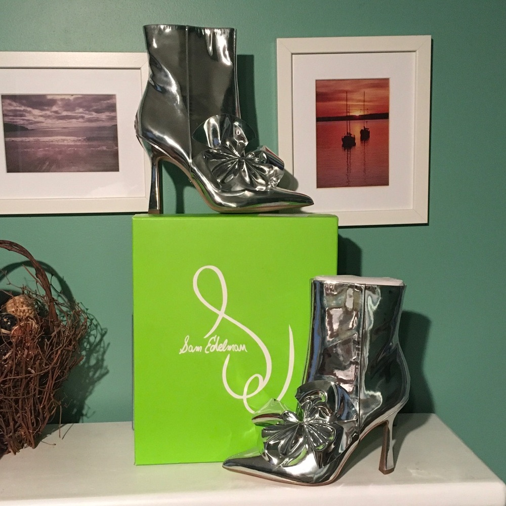 Sam Edelman Esmae 2 Metallic Heeled Boots